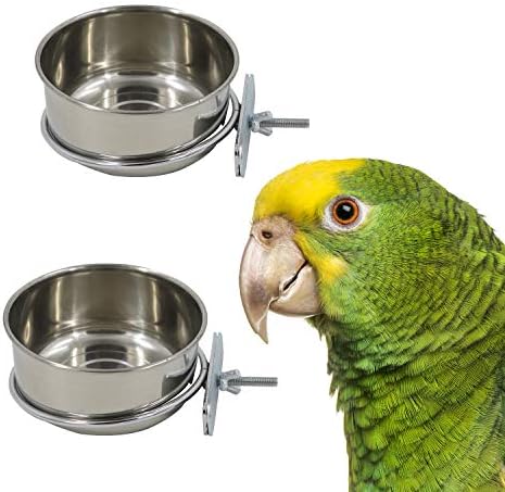 parrot feeding bowls