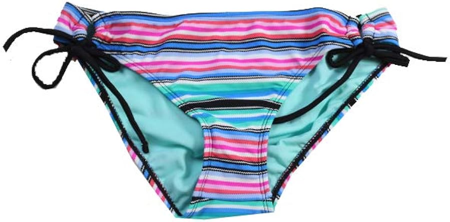 black side tie bikini bottoms