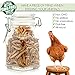 PICKY NEB Dried Mealworms 100% Non-GMO 30 Oz - Mealworms for Birds, Chickens, Ducks - Perfect High-Protein Treats - Whole Large Meal Worms, Dried for Chickens and Bluebird Food Bulk