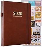 2020 Deluxe Law of Attraction Life Planner - A 12 Month Journey to Increase Productivity, Passion, Purpose & Happiness - Happy Weekly Goal Planner, Organizer & Gratitude Journal + Planner Stickers