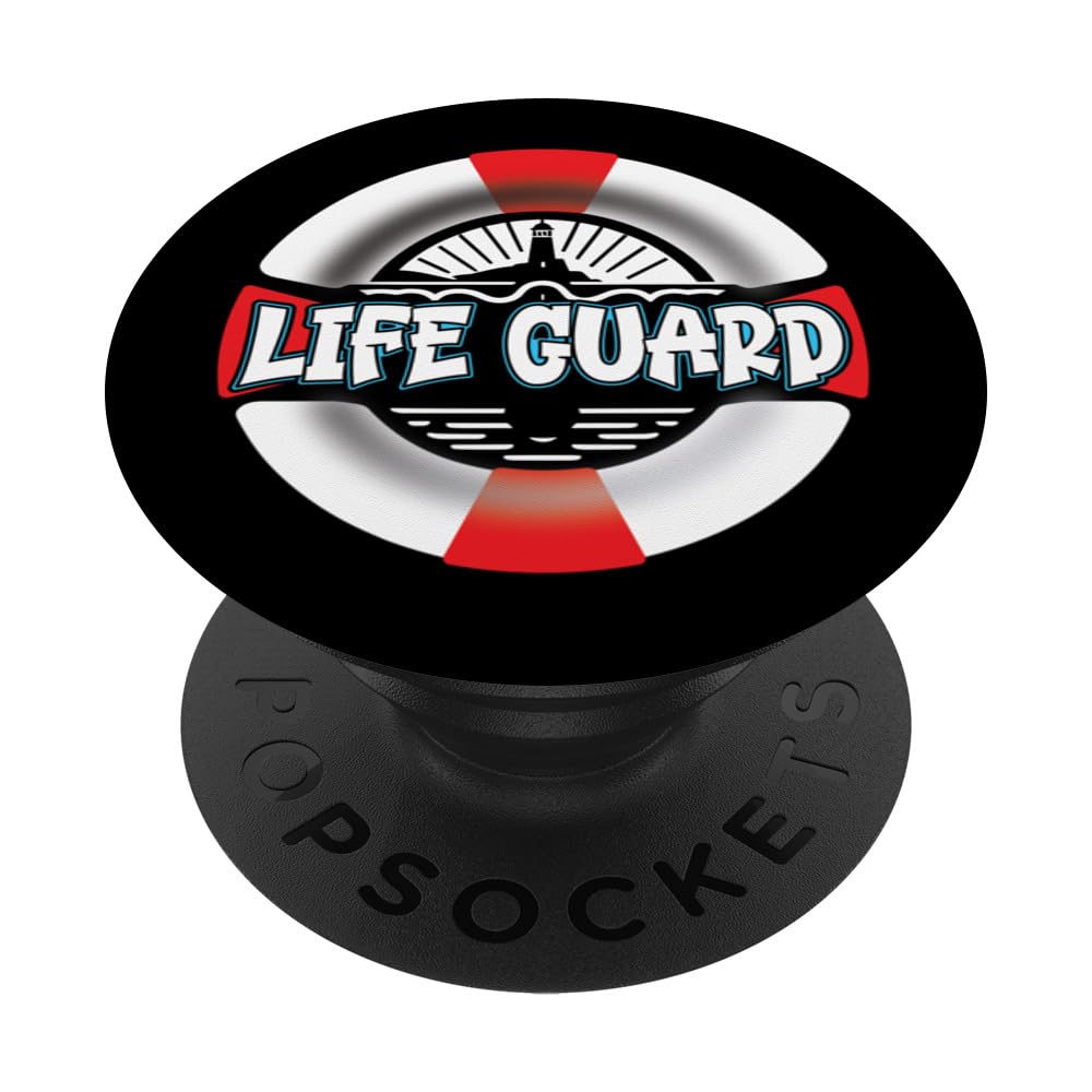 Lifebuoy Lifeguard s Life Saver s Swimming Float PopSockets Swappable PopGrip