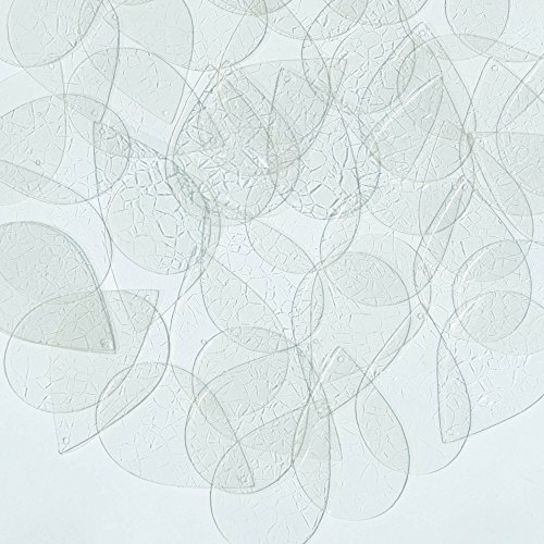 Crystal Crackle Mosaic Sequin Teardrop 1.5