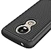 Huness Moto E5 Play Case,Moto E5 Cruise Case with HD Screen Protector Durable Armor and Resilient Shock Absorption Case Cover for Motorola Moto E5 Play,Moto E5 Cruise Phone (Black)