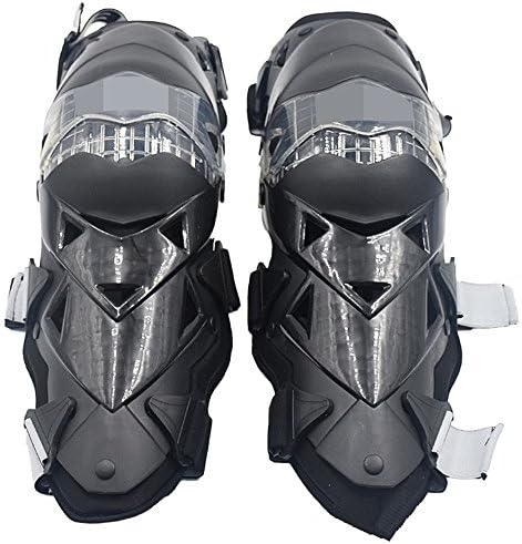 Aimecho Motorcycle Knee Pads Adult Breathable Adjustable Aramid Fiber Motocross MTB Shin Guards for Riding Cycling Skating
