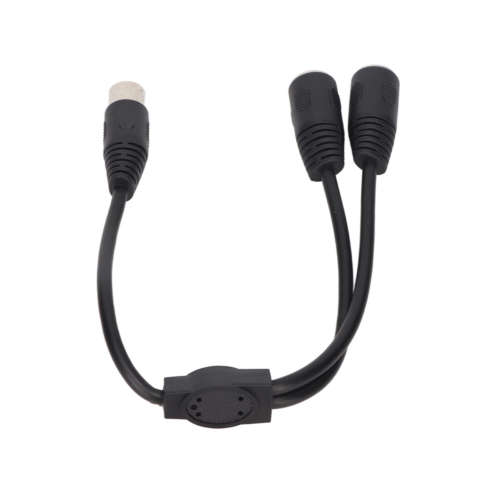 DIN 7 Pin Male To 2 DIN 7 Pin Female Y Cable ,PVC Double Shielding Flexible High Accuracy Clear Signal 0 . 98ft DIN 7 Pin Splitter Y Adapter for AV Equipment