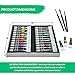 JoiArt Watercolor Paint Set Bright 24 Color Premium Painting Kit for Beginners, Students and Artists - Includes 3 Brushes