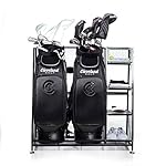 Milliard-Golf-Organizer-Extra-Large-Size-Fit-2-Golf-Bags-and-Other-Golfing-Equipment-and-Accessories-in-This-Handy-Storage-Rack-Great-Gift-Item