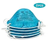 5 PCS 3M 1860 Medical Mask N95, Expire in 2024, International Shipping Eligible