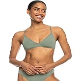 Roxy Women's Bikini Top – UPF 50+, Quick-Dry, Removable Pads, Swimsuit Top, Surf & Beachwear