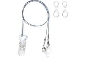 ANICO BTE Hearing Aid Clips for Adults and Kids with 7mm 9mm 11mm Silicone Loops for BTE Hearing Aids and Carry Case