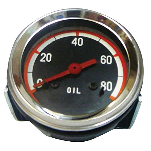 159565A New White Oliver Oil Pressure Gauge 1750 1850 1855 1950 1950T 1955 +