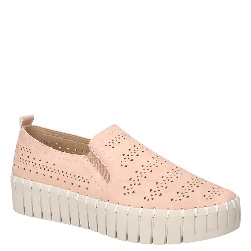 Easy Street Women’s Peppy Sneaker, Blush, 9.5 Narrow