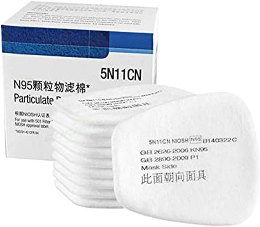 Filter cotton respirator spray paint dust-proof anti-particles for 5p71/6200/7502/6800 series gas mask(10pcs/box)