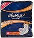 Always Maxi Size 4 Overnight Feminine Pads with Wings, Unscented, 48 Count (Packaging May Vary)