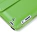 ATC 360 Degree Rotating iPad 2 Case (Green): Folio Convertible Cover Multi-angle Vertical and Horizontal Stand with Smart On/Off for the Apple iPad2