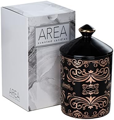 Scented Candles By AREA. 100% Soy Wax Aromatherapy Candle- Loft Design (Forest Scent)