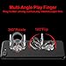 HIGH CLASSIC Cell Phone Ring Holder 360°Rotation and 180°Flip Universal Ring Holder Grip Kickstand Mount Finger Phone Ring for All Smartphones and Devices