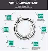 Hairstore Handheld Shower Head Bidet Spray with Stainless Steel 1.5m Hose view 5