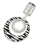 Silver Animal Print Scarf Jewelry