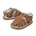 Neband Baby Girl Boy Sandals, Premium Soft Anti-Slip Sole Infant Baby Sandals 12-18Months Summer Casual Beach Shoes Bowknot Princess Dress Flats Prewalker First Walker Shoes