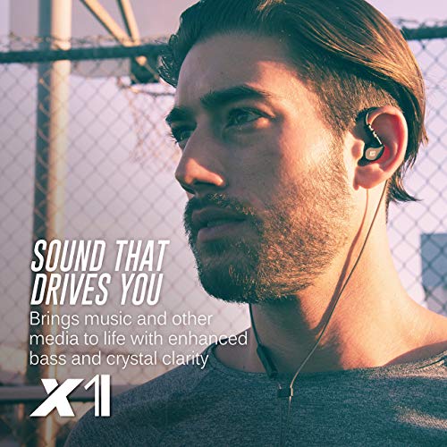 MEE audio X1 In-Ear Sports Headphones with Microphone and Remote (Mint/White) (Certified Refurbished) - Thumbnail 4