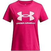 Under Armour Girls Big Logo Short Sleeve T Shirt