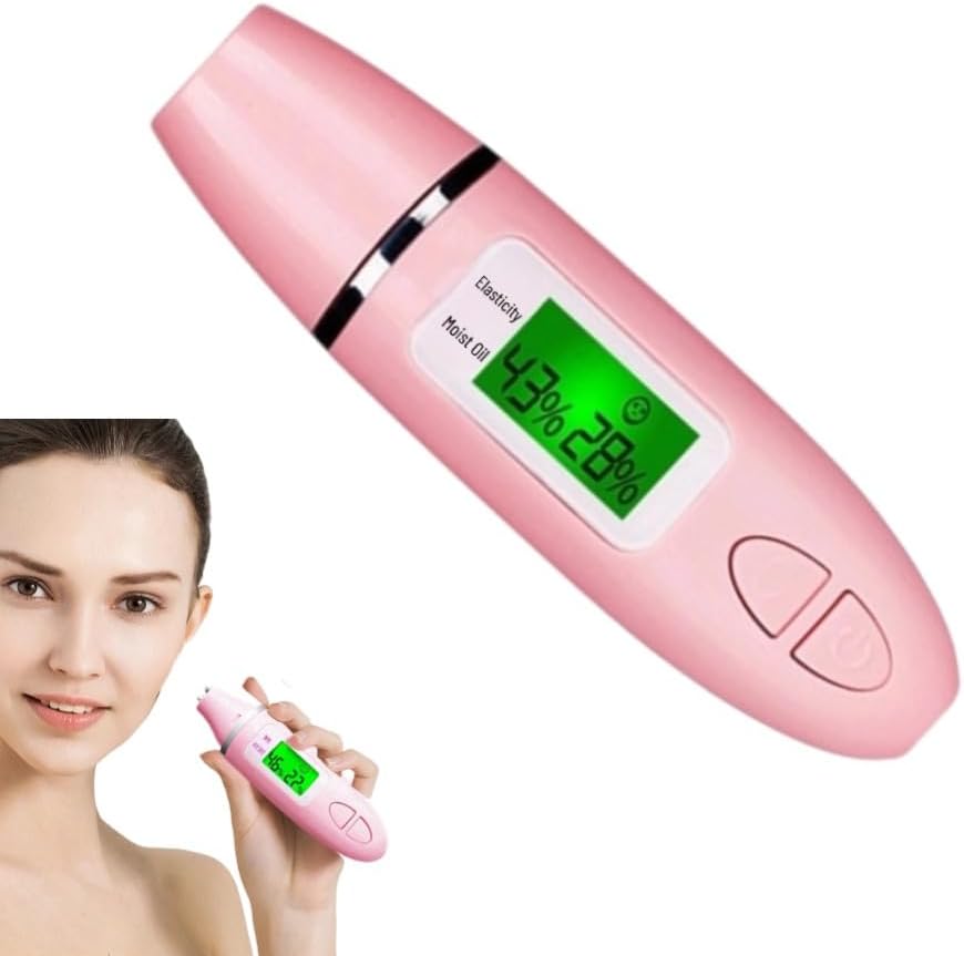 Skin Hydration Tester, Detector For Face,Skin Analyzer Machine Professional, Skin Analyzer Machine Water Oil Monitor for Skin