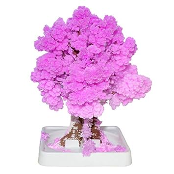 FidgetGear Magic Growing Crystal Christmas Tree Kids Creative Birthday Gift Educational Novelty Games Toy Cherry Tree