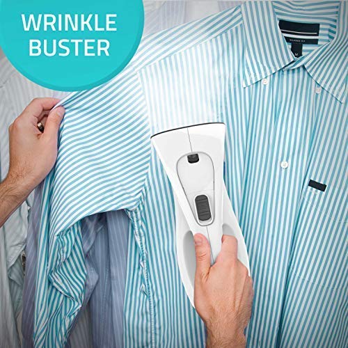 Steamer for Clothes [2020] 220ml 7-in-1 Powerful Multi Use: Clothes Fabric Portable Wrinkle Remover-Clean-Sterilize-Sanitize-Refresh-Treat-Defrost Garment/Home/Kitchen/Bathroom/Car/Travel