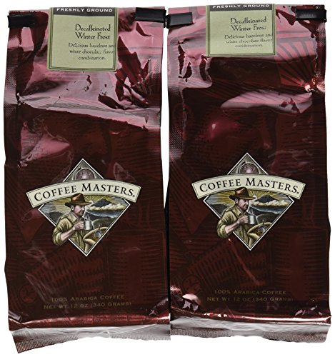 Coffee Masters Flavored Coffee Winter Frost Decaffeinated, Ground, 12-Ounce (Pack of 2) - Thumbnail 4