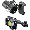 Starboosa Rifle Scope Mount Camera Adapter - Smartphone Camera Adapter for Hunting & Birding - Two viewpoints - Dual Angles for Sighting and Aiming - Outdoor Shooting