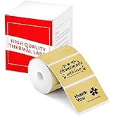 M110 Thermal Label Compatible with M100/M110/M120/M260/M220/M150/M421/241BT/243BT, 1.57'' x 1.18'' (40 x 30 mm), Sticker Thermal Labels for Logo/Thank You Label/Small Business/,230Pcs/Roll