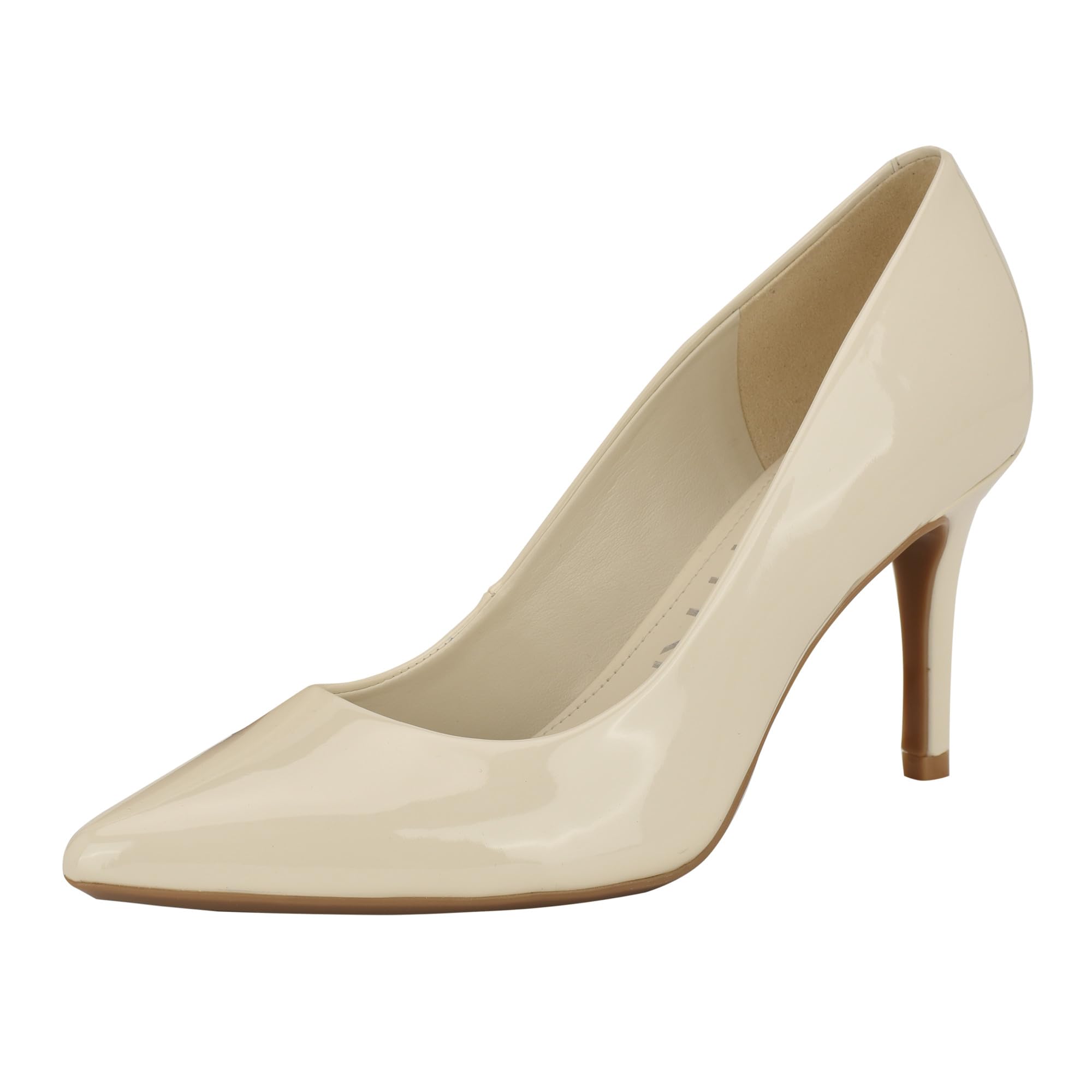 Calvin Klein Women’s Gayle Pump, Ivory Patent 155, 11