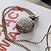 Hiwatch Women's Spider-Web Carving Pattern Hollow Out Antique Delicate Pocket Watch