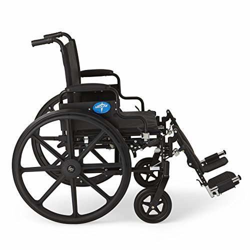 Medline Premium UltraLightweight Wheelchair with FlipBack Desk Arms