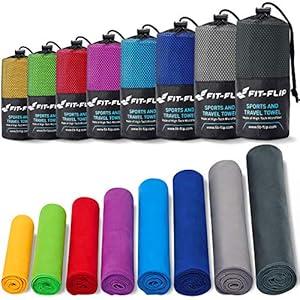 Microvezel handdoeken – 12 kleuren, 8 afmetingen – compact, ultralicht & sneldrogend – Microvezel handdoek – de perfecte…