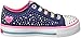 Skechers Kids Twinkle Toes Chit Chat Light-Up Lace-Up Sneaker,Bleu marine,11 M US Little Kid