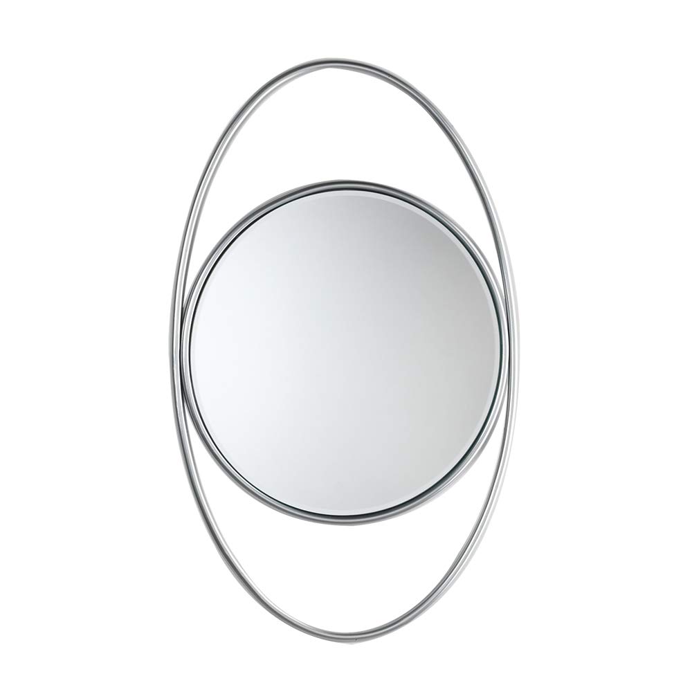 Oaks Lighting Mirror, Antique Chrome