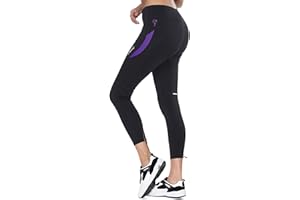 Santic Women's Bike Pants Cycling Tights 4D Padded Bicycle Long Trousers Breathable & Quick Dry