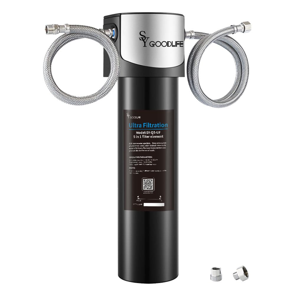 Photo 1 of SYGOODLIFE Replacement Filter Cartridge For Q5 series Under Sink Water Filter, Reduces Lead, Chlorine, Bad Taste & Odor, High Capacity UF Filter 0.01micron(Replacement Filter)