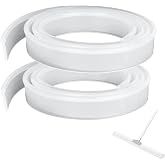 Pcmursal 2 Pieces Squeegee Replacement Rubber Blades, 41 Inch Silicone Squeegee Shower Squeegee for Glass Doors, Shower Doors, Windows