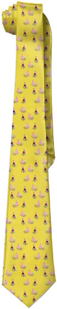 DaDaPAN Personalized SpongeBob And Patrick Retro Skinny Tie