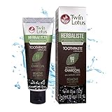 Twin Lotus Active Charcoal Toothpaste Herbaliste Triple Action 100g (3.52 Oz) X 1 Tube