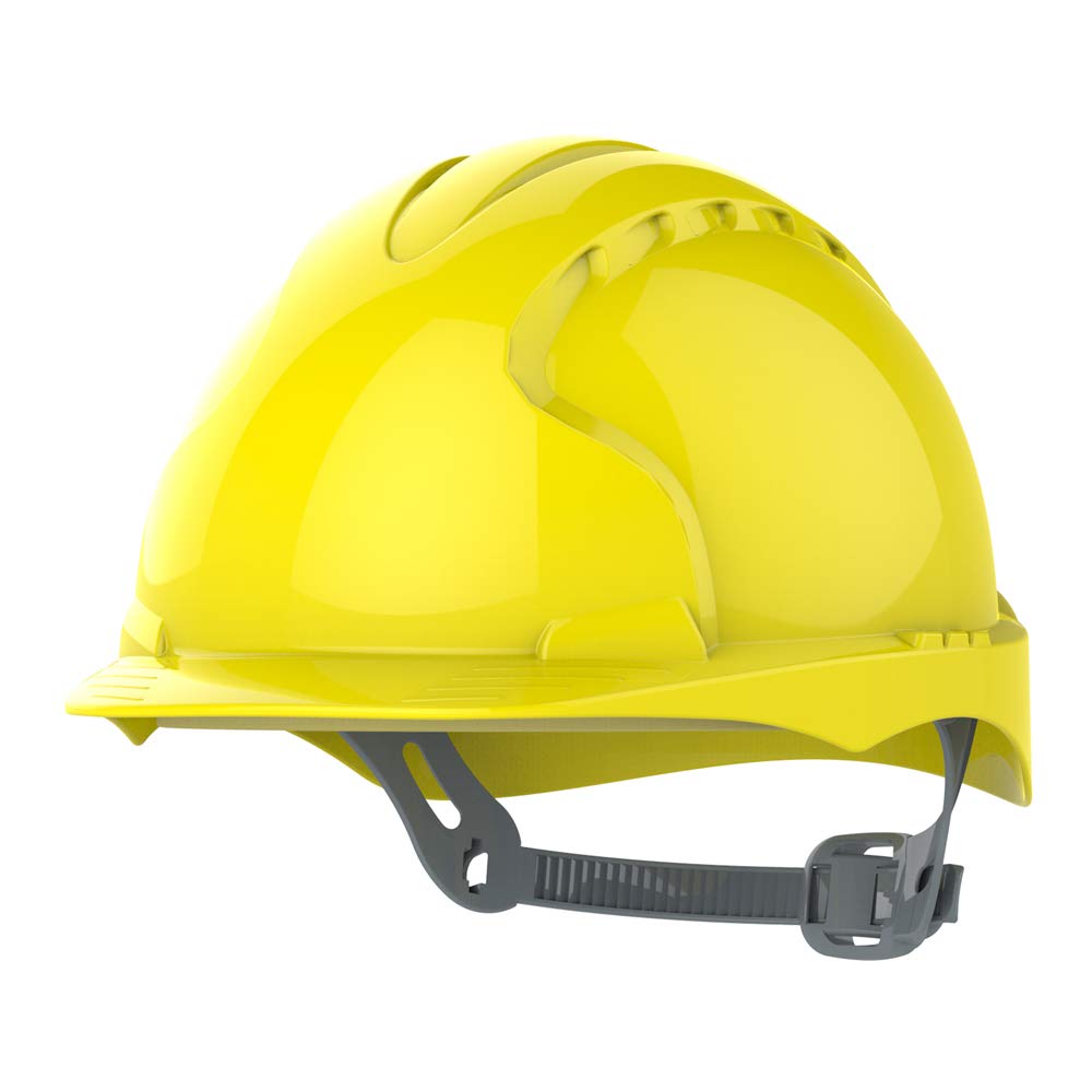 JSP EVO2 Safety Helmet with Slip Ratchet Yellow (AJE030-000-200)