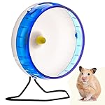 Love Hamster Wheel | 8.3Inches Various Color Pet Silent Spinner Exercise Wheel | Durable Thick Disc Wall Design and Stable Circular Edge Set with Removable Shaft | Premium PP Material