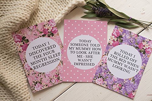 Alternative Baby Journey Cards ® - Bright Floral DD021