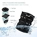 Jerrybox 360 Degree Rotation Makeup Organizer Adjustable Multi-Function Cosmetic Storage Box, Large Capacity, Fits Toner, Creams, Makeup Brushes, Lipsticks and More