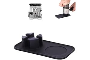 JOASINC Tamping Mat for Ninja Luxe Cafe Espresso Machine ES601/ES701 – Food-Grade Silicone Base Tamper Holder – Non-Slip Tray Accessories for Ninja Luxe Cafe