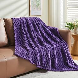 NEWCOSPLAY Super Soft Throw Blanket Purple Premium
