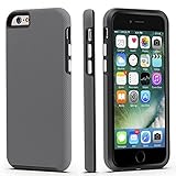 CellEver iPhone 6 / 6s Case, Dual Guard Protective Shock-Absorbing Scratch-Resistant Rugged Drop Protection Cover for Apple iPhone 6 / 6S (Slate)